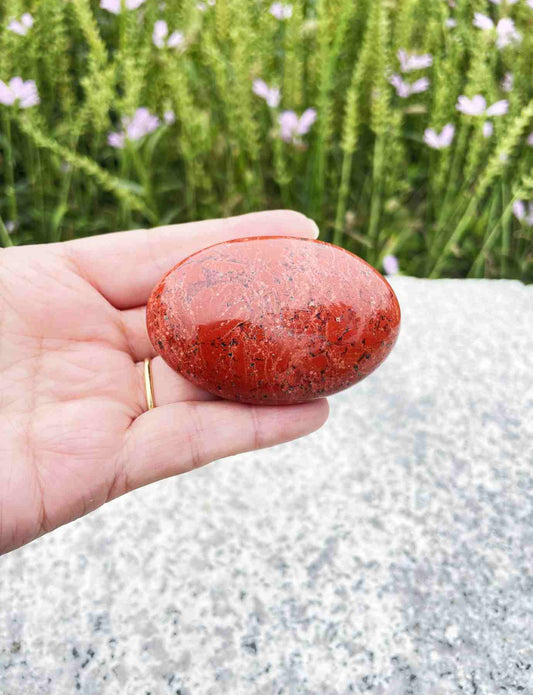 Red Jasper Worry Stone