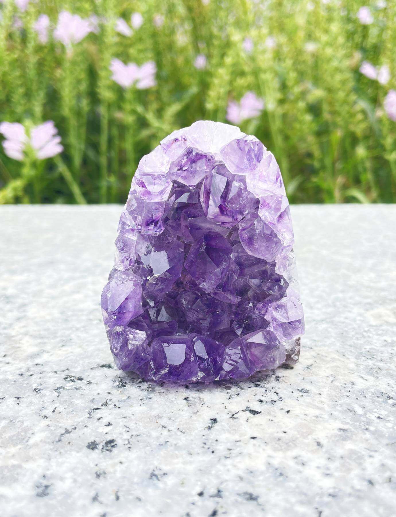 amethyst crystal cluster