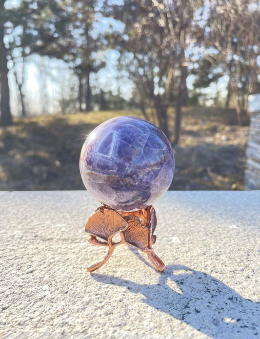 amethyst crystal ball