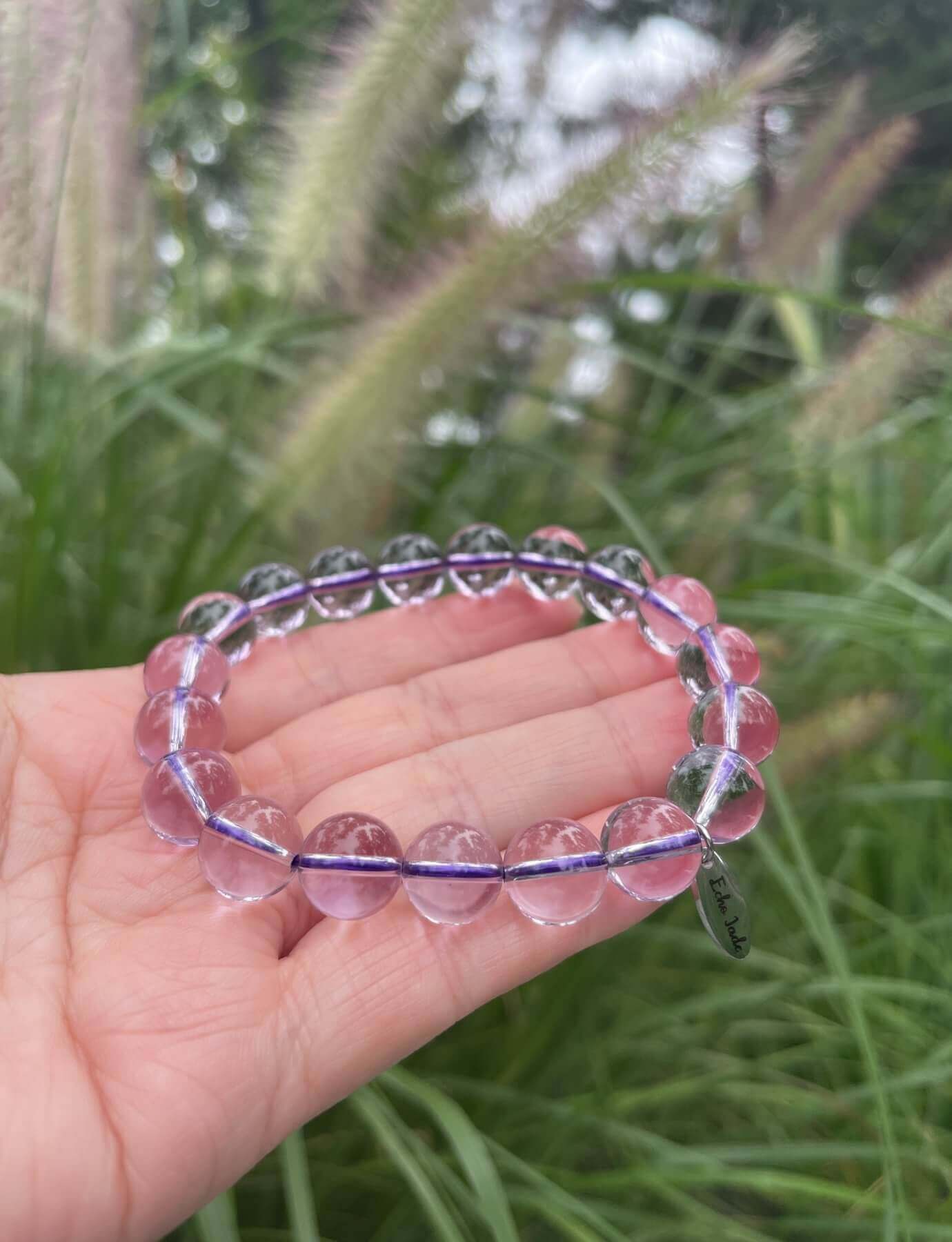 amethyst crystal bracelet