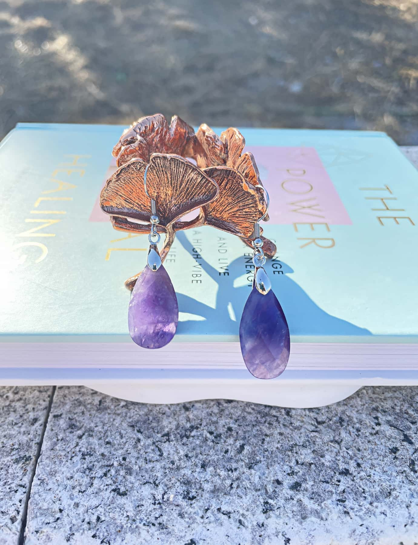 amethyst earrings