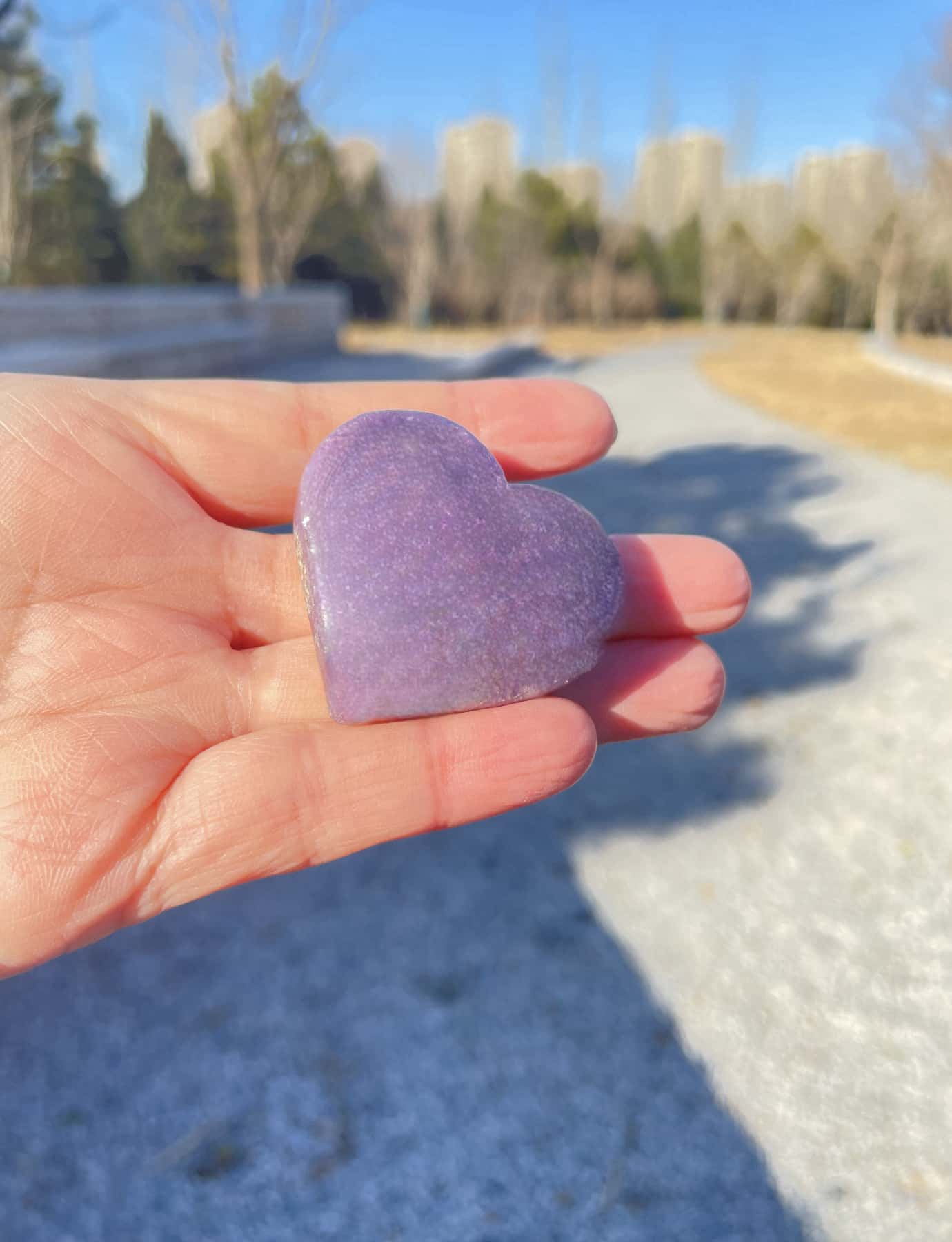 amethyst heart