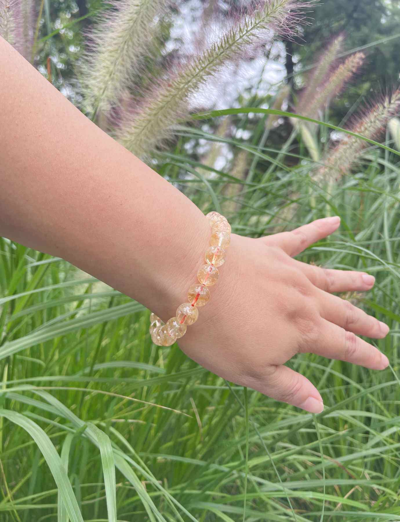 Yellow Rutilated Quartz Energy Bracelet