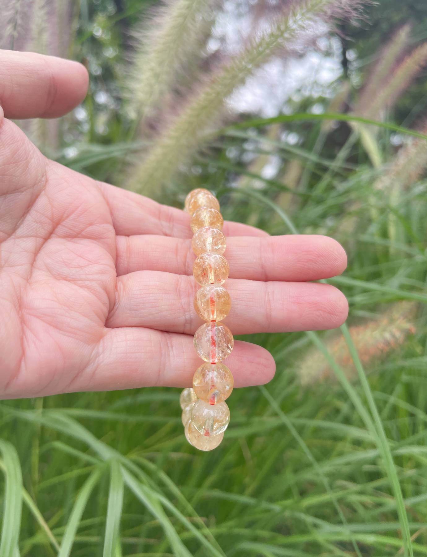 Yellow Rutilated Quartz Energy Bracelet