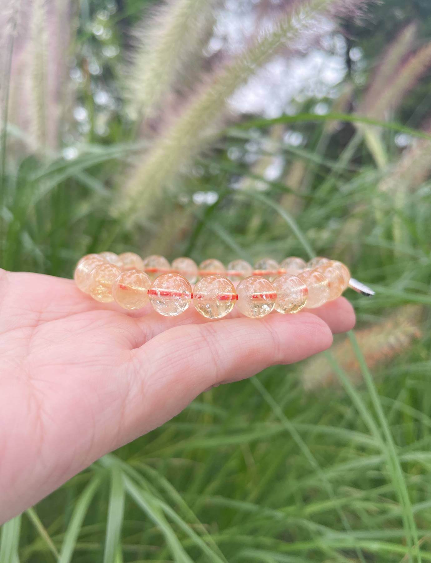 Yellow Rutilated Quartz Energy Bracelet