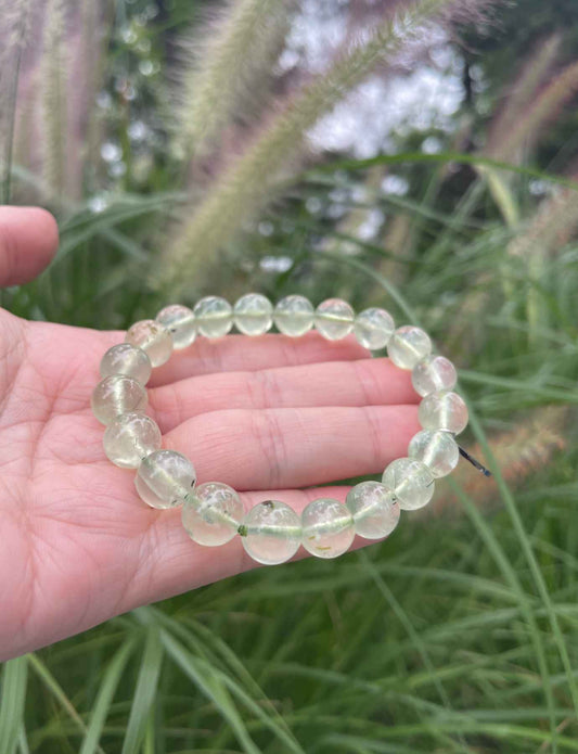 Genuine Prehnite Energy Bracelet