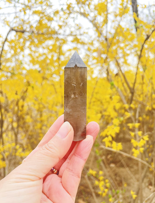 raw Smoky Quartz Point
