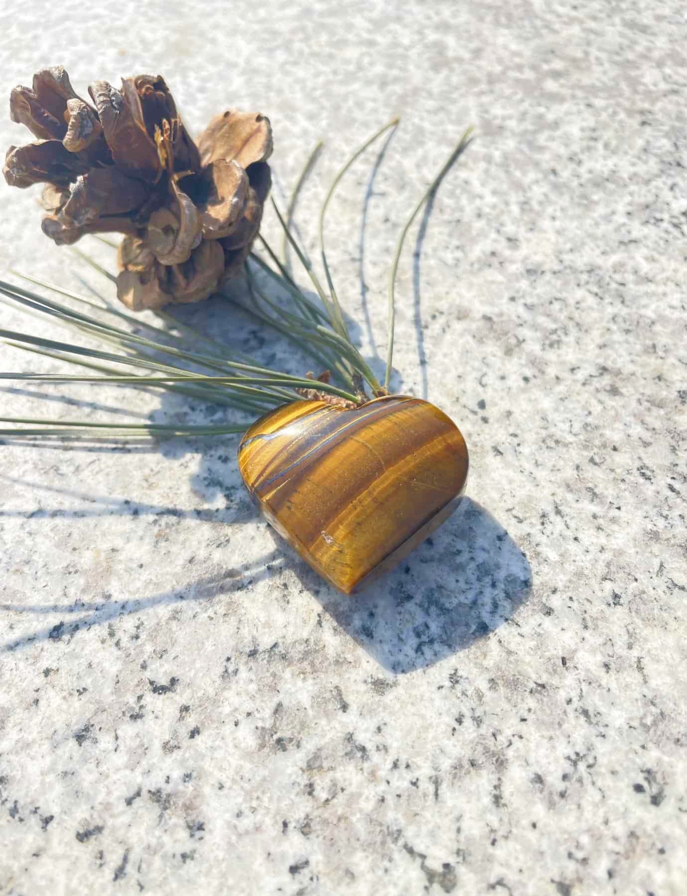 real tigers eye rock