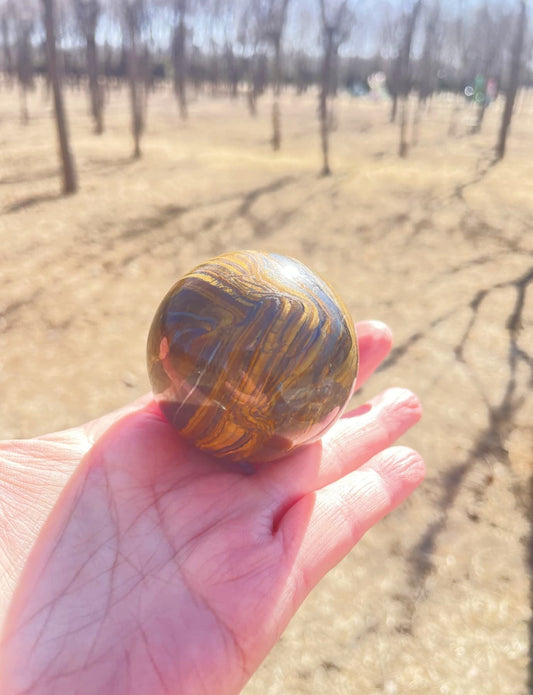 tigers eye crystal ball